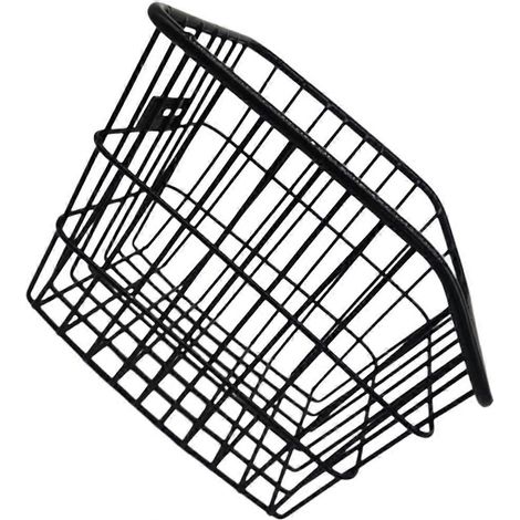 Panier arrière de vélo en métal, pratique et fonctionnel, un ensemble d'accessoires de cyclisme durables. (1/5)