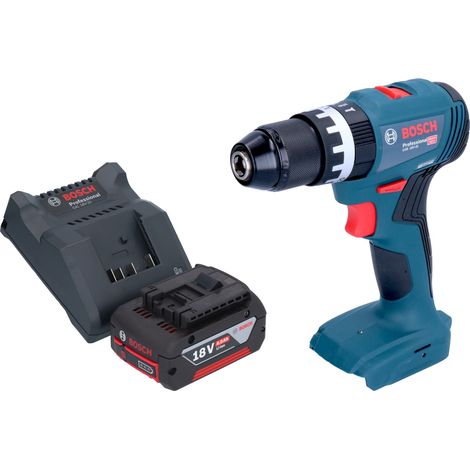 Bosch GSB 18V-45 Trapano a percussione professionale a batteria 18 V 45 Nm brushless + 1x batteria ricaricabile 4,0 Ah + caricabatterie