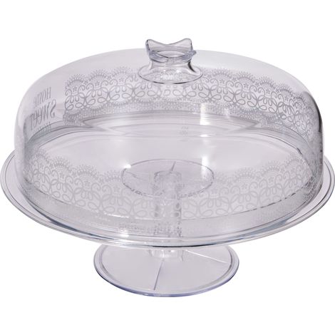 COSMOPLAST HomeSweetHome Alzata con Coperchio Bianca cm28 28x28x21 cm Originale (1/3)