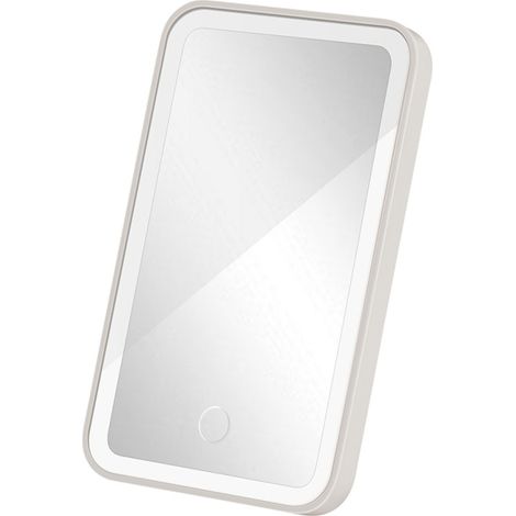 Miroir de maquillage pour voiture, camion, SUV avec lumières LED, 3 modes d'éclairage, écran tactile à intensité variable, clipsable et réglable à 360 (1/5)