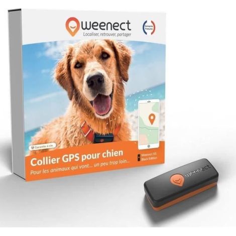Traceur GPS pour Chien - Weenect XS (Black Edition 2023) (1/5)
