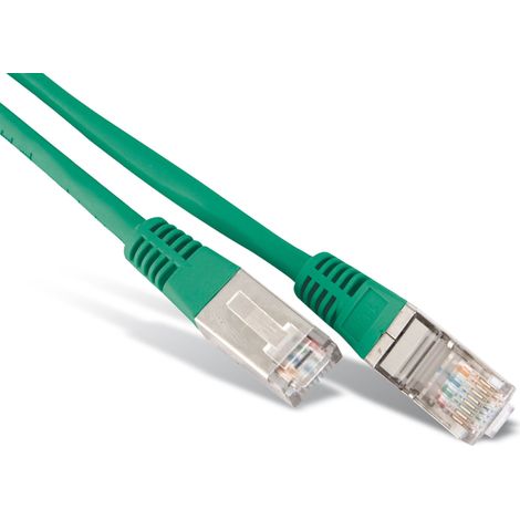 Câble de raccordement S-IMPULS CAT.6, 0,25 m, vert, S-FTP, PIMF
