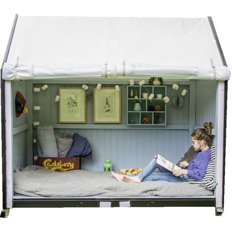 Plus Gartenhaus Shelter 203 x 121 x 198 cm natur mit Räder und Fußboden Gartenhäuser Holz (1/2)