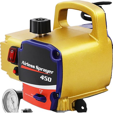 Pulvérisateur de peinture sans air, 3300 PSI, 1500W, Longueur du tuyau 8m, Débit de pulvérisation 2.2L/min, Type de buse 517 (1/5)
