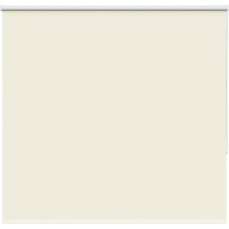 Verdunkelungsrollo Cremeweiß 150x150cm Stoffbreite 146,6cm