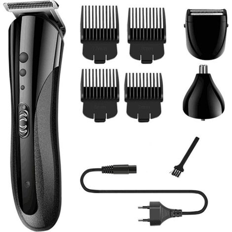 Taille-cheveux Électrique - Coupe-cheveux Pour Homme Enfant Bébé Barbe Visage Corps - Filaire - 60 dB - Lame Acier Inoxydable - Kit 1 Pièce