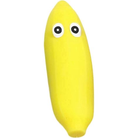 Balle anti-stress réutilisable, portable, en forme de concombre, outil de relaxation et de jeu sensoriel multicolore (1/5)