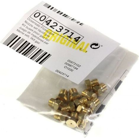 Sachet Injecteurs Gaz Butane Sans Tetine 00423714 Pour TABLE DE CUISSON (1/2)