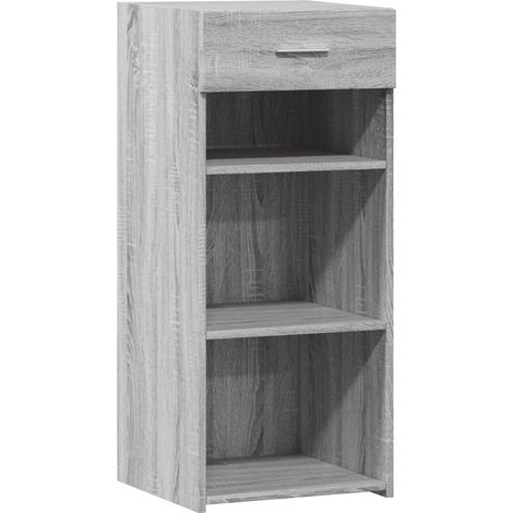Aparador cómoda mueble almacenaje organizador cocina salón salón Sonoma 40 x 42,5 x 93 cm madera contrachapada gris 020036363