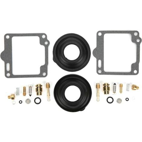 Kit de réparation de carburateur facile à installer pour Yamaha XV1100 Virago, remplacement du diaphragme à dépression, compatible avec K&L 1988-1999, comprend un kit de reconstruction complet. (1/5)