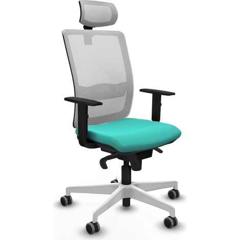 Chaise de bureau piqueras y crespo Haches turquoise cuir synthétique (1/2)