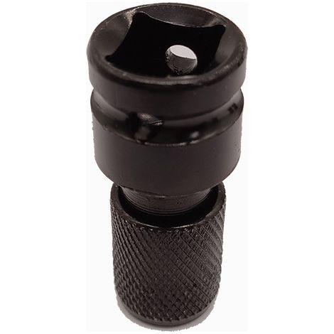 Juego de puntas para llave de impacto, 2 piezas, adaptador de vaso Versailles de 1/2" cuadrado a 1/4" hexagonal, para llaves de carraca de impacto y portapuntas de destornillador Versailles. (1/5)