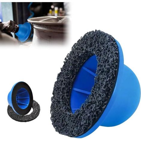 Smerigliatrice Spazzola Pulitore per Mozzi Ruota Rimozione Ruggine Ø150mm 1/2"