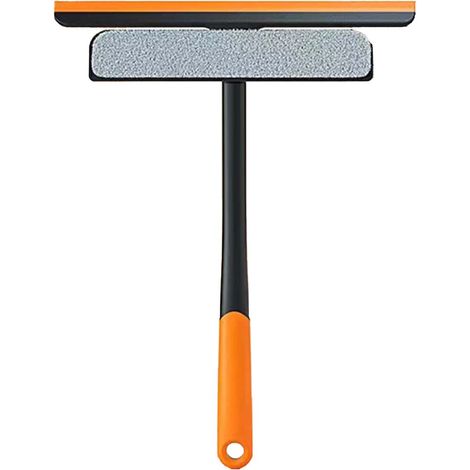 Nettoyeur Écran et Vitre 2-en-1 - Tête Éponge + Raclette en Caoutchouc - Pour Fenêtres, Écrans et Vitres Automobiles - 34 x 27,5 cm - 1 Pièce (1/5)