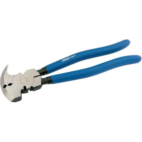Pinza per fili di recinzione, chiodare, tagliare, torcere