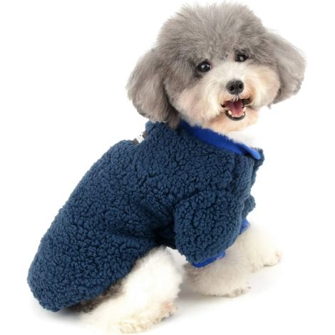 Pull en flanelle épais à deux pattes pour chien et chat