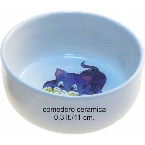 COMEDERO CERAMICA GATITOS 0,3 LT. / 11cm.