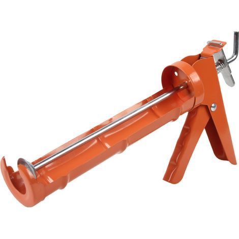 Pistola de silicona universal, naranja, longitud 32 cm, 1 unidad Pistola de silicona, pistola de masilla, pistola de pegamento (1/5)