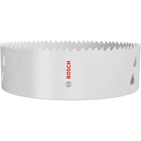 Bosch 1x Sierra de agujero para múltiples materiales roscados (para acero, placas de yeso, Ø 140 mm, accesorios profesionales taladros)