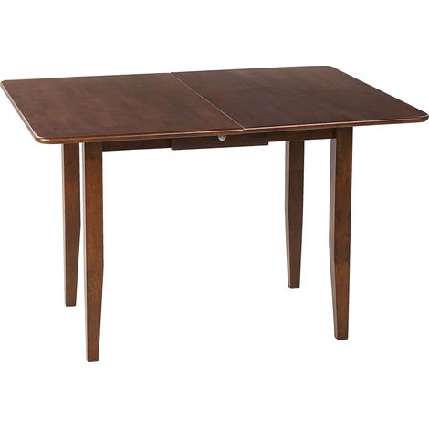 Extending Dining Table MASELA Dark Brown 90/120 cm 60 cm Wood