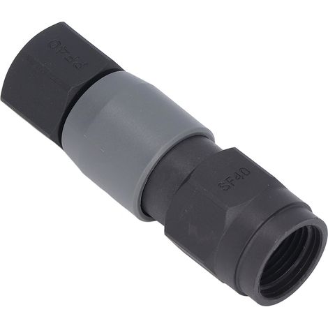 Raccord pneumatique rapide autobloquant de type C en plastique et acier pour tuyau (SF40+PF40, filetage femelle 1/2 po) (1/5)