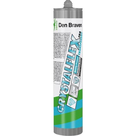 Mastic Colle Crystalflex Super Transparent 300ml Den Braven (1/3)