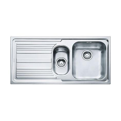 Franke Logica Line LLX 651. Tipo di lavello: Lavello montato su piano, Forma del lavandino: Rettangolare, Materiale del lavandino: Acciaio inox. Larghezza: 1000 mm, Profondità: 500 m... - 101.0085.812 (1/2)