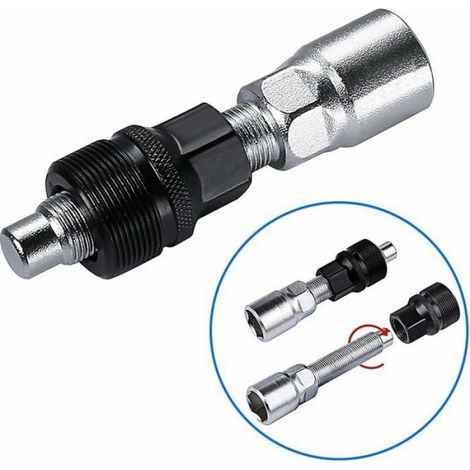 Extracteur De Manivelle - Extracteur De Pédalier 20 Dents - Compatible BSA Et Pédaliers Cannelés - Kit Complet 4 Pièces - 16 Mm (1/4)