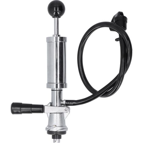 Pompe à bière pour fûts avec tuyau de robinet, accessoire de brassage maison en acier inoxydable pour fûts de système américain S (1/5)