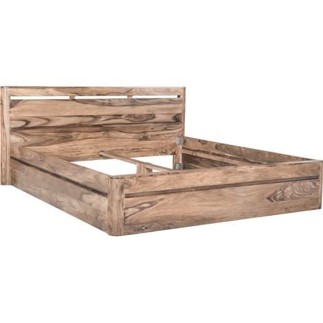 Lit double 180x200 Palissandre teinté Smoked cherry TORONTO 153