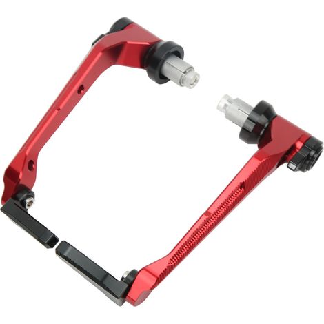 Protège-mains moto guidon levier frein embrayage protection remplacement Suzuki barre 22mm rouge (1/5)