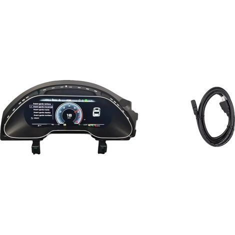 CarPlay sans fil, tableau de bord numérique, Android Auto, compatible avec Audi Q7 2007-2015, Pour AUDI Q7 07-15 HDMI (1/2)