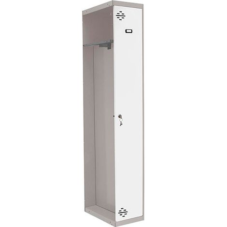 Simonrack Armadietto in metallo grigio e bianco 1800x500x500 mm