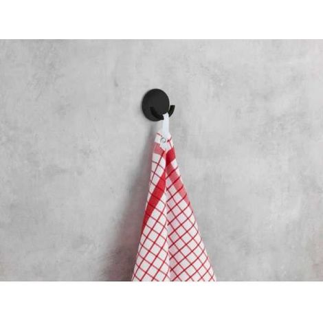 Crochet Mural - Acier Inoxydable - Autoadhésif Sans Perçage - Pour Cuisine Salle De Bain - Lot De 1 (1/4)