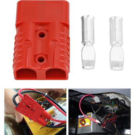 Rote Schnellverbinder für 175-A-600-V-Batterie mit 4 Zubehörteilen (1/5)