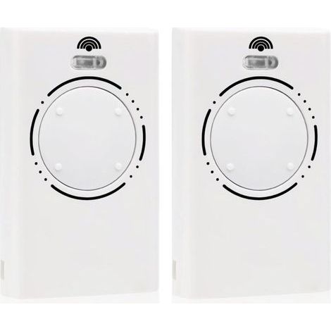 Télécommande portail 4 canaux 868 MHz – 2 pièces, compatible XT4 & XT2 SLH LR/SLH, couleur blanc (1/5)