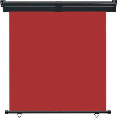 Store Banne - Auvent latéral de balcon 165x250 cm Rouge fr10543 - Maison La Vie (1/5)