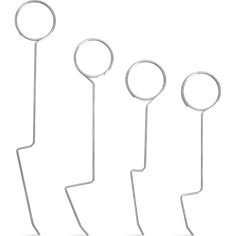 4-teiliges Türöffnungswerkzeug-Set – Professionelles Edelstahl-Set, universelles Öffnungswerkzeug für Haustüren, Fahrzeuge und Schlüsseldienste, kompakt und rostfrei (1/5)