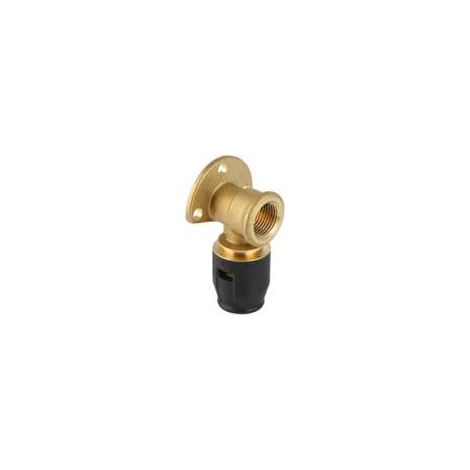 PushFit équerre de raccordement 90°, 25 x 1/2'' FF, 36 mm, laiton (1/2)