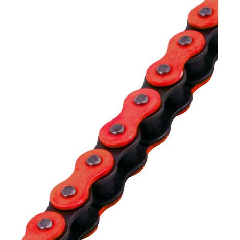 Chaine 428 - 136 maillons - Hyper Renforcée Sans Joints Toriques - Rouge (1/2)