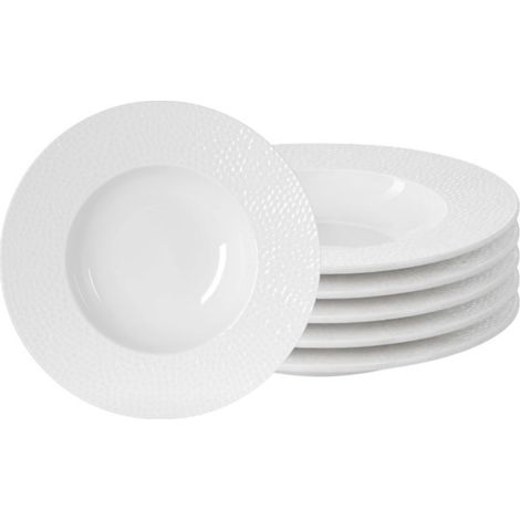 Table Passion - Assiette creuse Louna 23 cm (lot de 6)