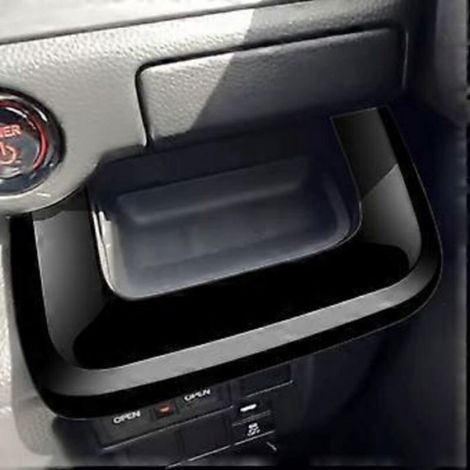 Autocollant Garniture Porte-Gobelet - Pour Honda STEPWGN RP8 - Côté Conducteur Droit - ABS - Noir (1/5)
