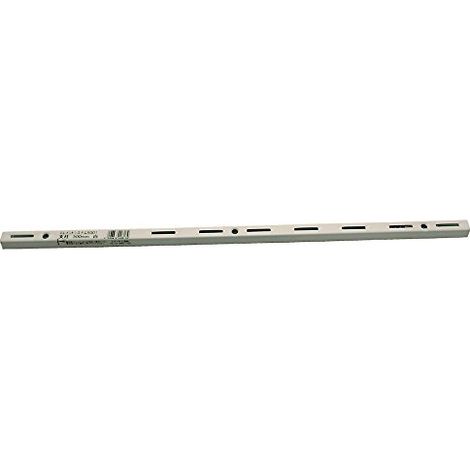 Montante per cremagliera rettangolare Alfer Aluminium 50cm finitura bianca (1/3)