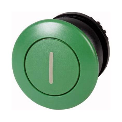 Bouton-poussoir ' coup de poing ' vert I à accrochage EATON M22S-DRP-G-X1 (1/2)