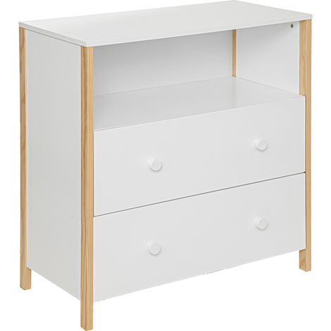 Commode en bois Kima Blanc Atmosphera For Kids (1/5)