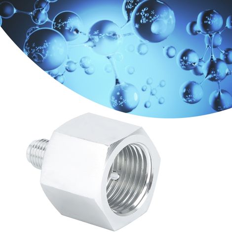 Adaptateur de régulateur de CO2 en aluminium, raccord de connexion, accessoires pour le brassage de bière maison, 3/8 à CGA320 (1/5)
