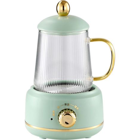 Bouilloire électrique portable 450ml, tasse mijoteuse santé, mini cuiseur lent, théière de bureau, bouilloire à thé démontable, prise AU 220V, couleur macaron. (1/5)