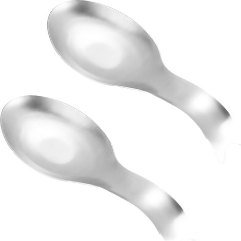 Porte-Cuillère En Acier Inoxydable - Support Ustensiles Cuisine Résistant - Pour Comptoir Et Plaque De Cuisson - Noir 1 Pièce (1/5)