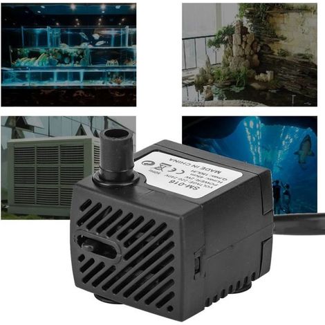 Petite pompe Aquarium Fish Tank fontaine pompe de circulation d\'eau pompe immersible -TUN (1/3)