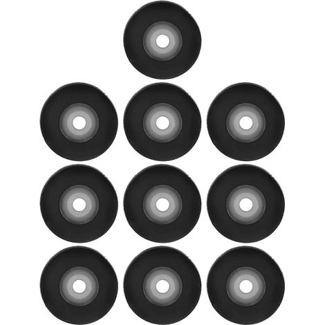 10 rouleaux pinceurs pratiques pour cassettes audio portables et radios-1x0.6cm-Black